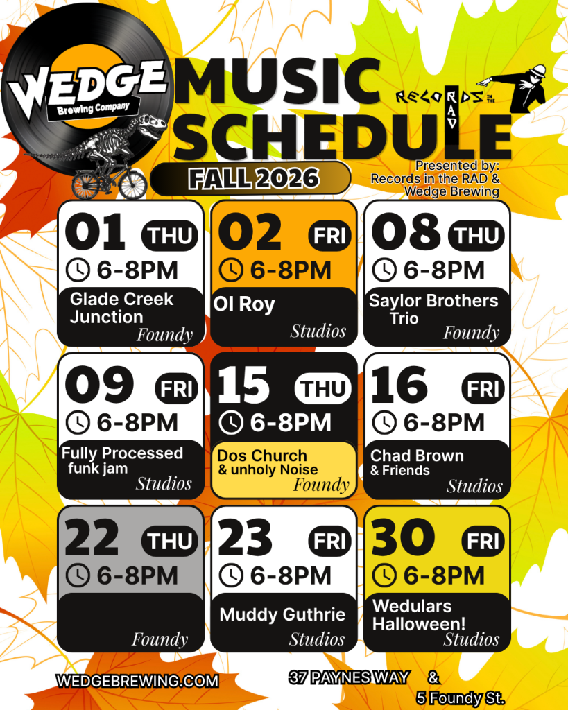 Fall Music Schedule